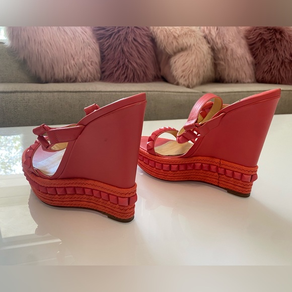 authentic Christian Louboutin wedges - Picture 6 of 16
